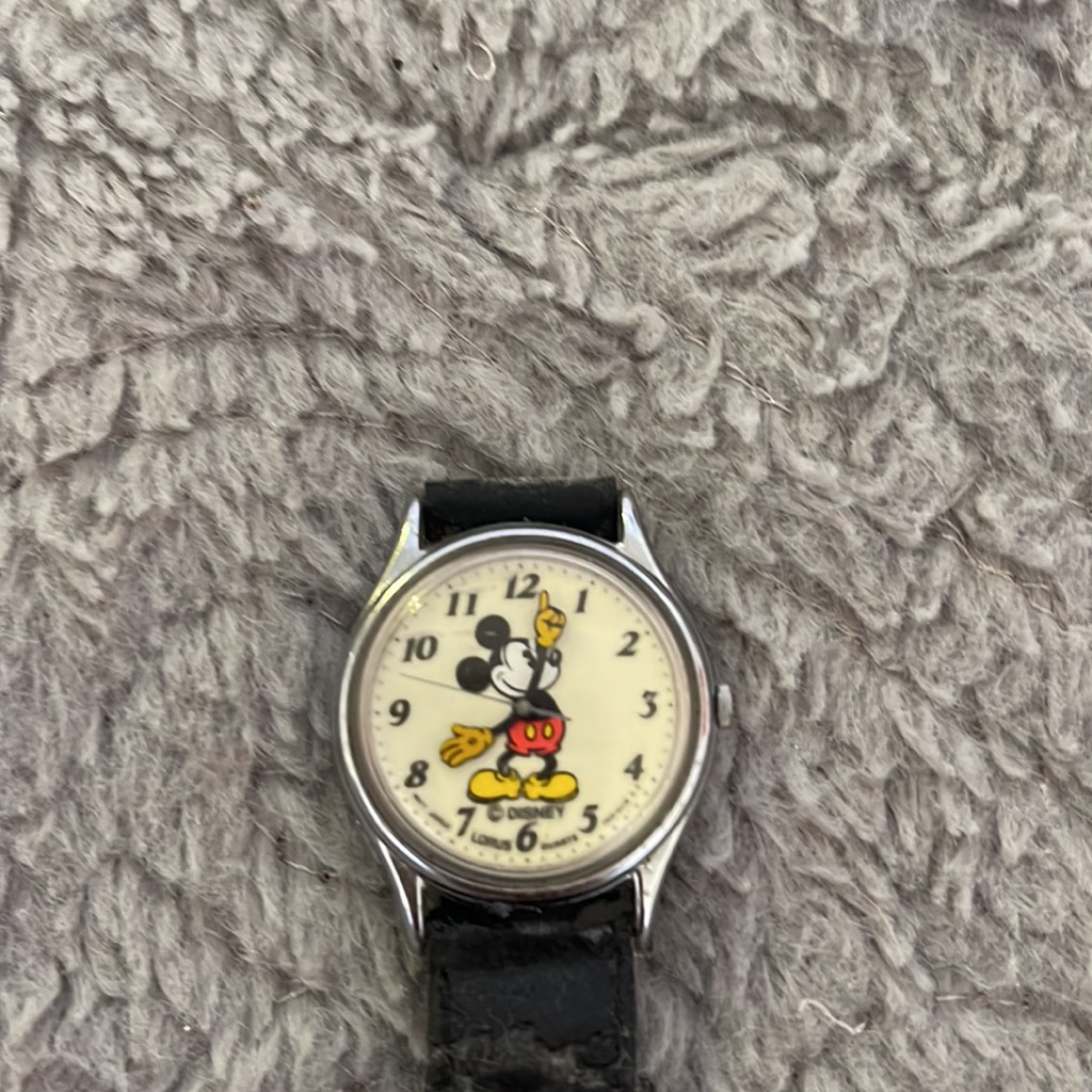 Rare  Collectible Lorus Quartz Mickey Mouse Watch